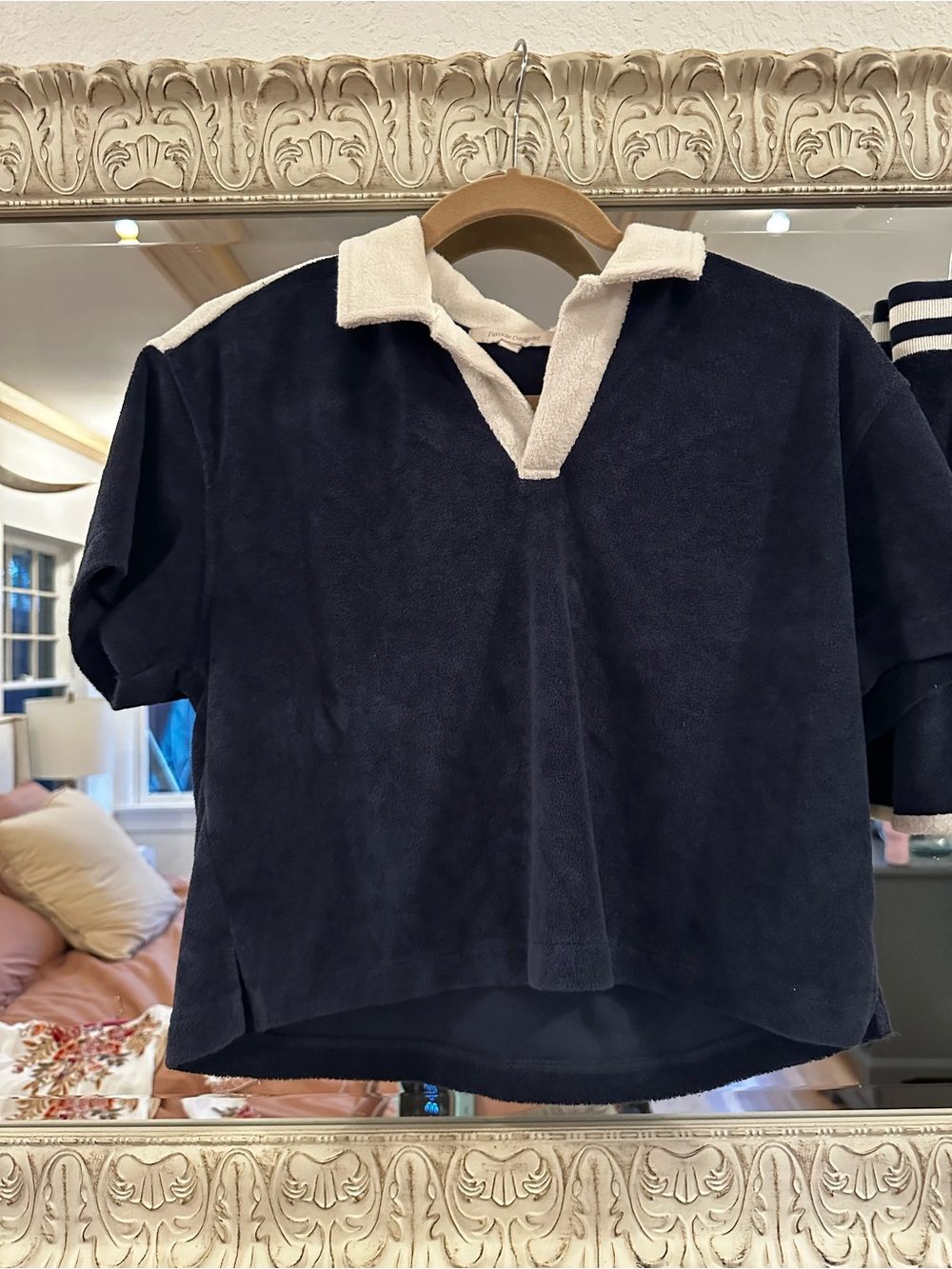 Fav daughter navy blue terry cloth